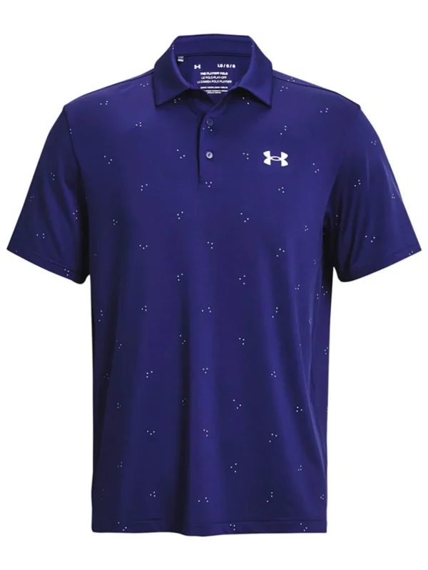 Men Under Armour Shirts< Playoff 3.0 Printed Polo - Sonar Blue/Blue Foam