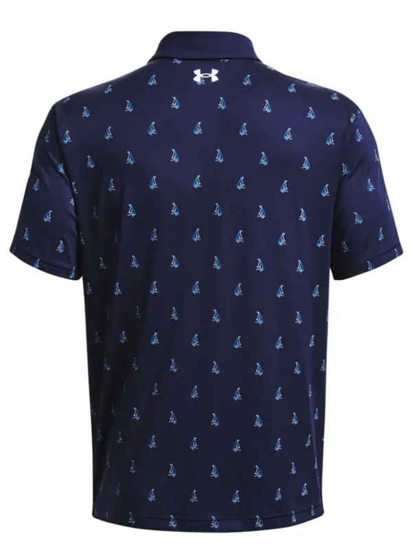 Men Under Armour Shirts< Playoff 3.0 Printed Polo - Midnight Navy/White