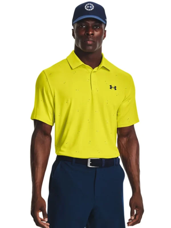 Men Under Armour Shirts< Playoff 3.0 Printed Polo - Starfruit/Midnight Navy