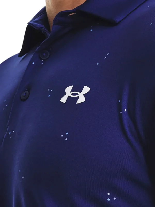 Men Under Armour Shirts< Playoff 3.0 Printed Polo - Sonar Blue/Blue Foam