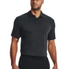 Men Under Armour Shirts< Playoff 3.0 Stripe Polo - Black/Pitch Grey