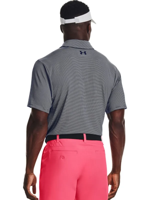 Men Under Armour Shirts< Playoff 3.0 Stripe Polo - Midnight Navy/White