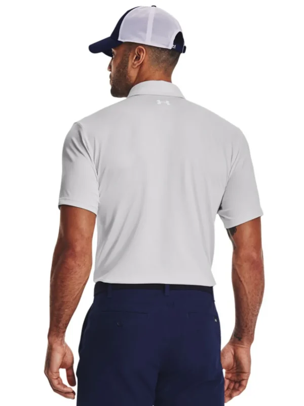 Men Under Armour Shirts< Playoff 3.0 Stripe Polo - White/Halo Grey