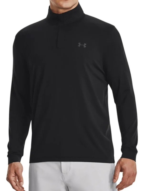 Men Under Armour Jumpers< Playoff 1/4 Zip - Black/Jet Grey