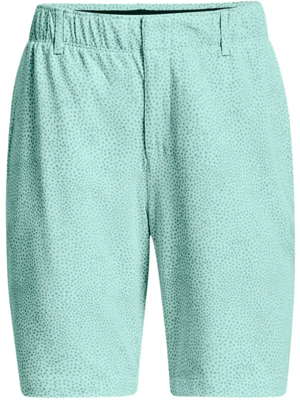 Women Under Armour Shorts< Women'S Links Printed Shorts - Sea Mist/Neptune/Metallic Silver