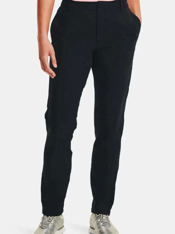 Women Under Armour Pants< Women'S Links Pants - Black/Metallic Silver