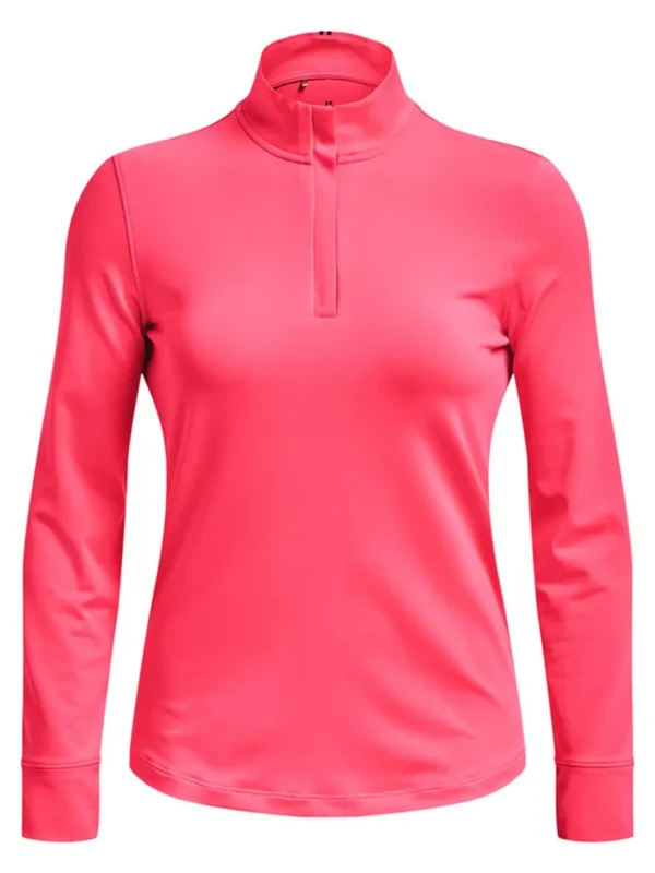 Women Under Armour Jumpers< Women'S Playoff 1/4 Zip - Pink Shock/Metallic Silver