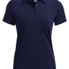 Women Under Armour Shirts< Women'S Playoff Polo - Midnight Navy/Jet Grey