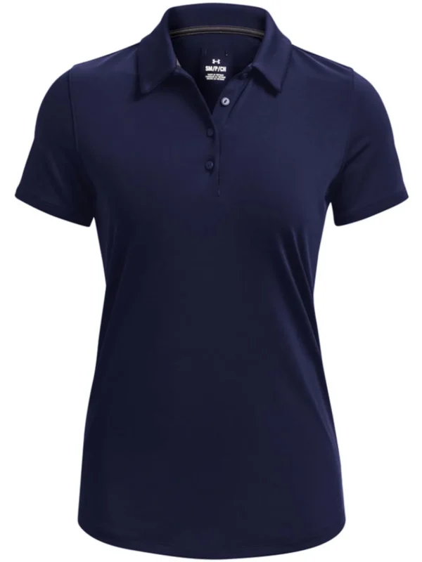 Women Under Armour Shirts< Women'S Playoff Polo - Midnight Navy/Jet Grey