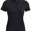 Women Under Armour Shirts< Women'S Playoff Polo - Black/Jet Grey