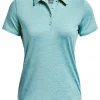 Women Under Armour Shirts< Women'S Playoff Polo - Blue Foam/White