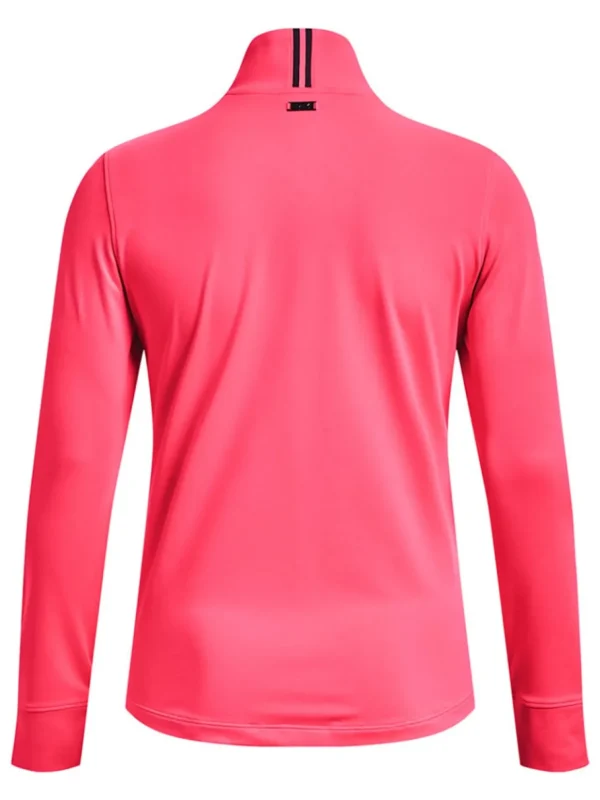 Women Under Armour Jumpers< Women'S Playoff 1/4 Zip - Pink Shock/Metallic Silver