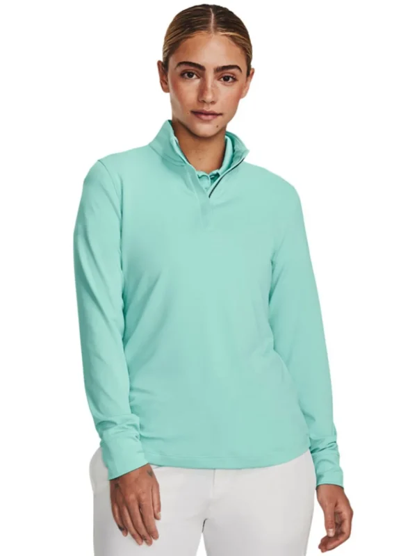 Women Under Armour Jumpers< Women'S Playoff 1/4 Zip - Turquoise