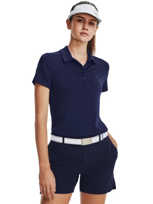 Women Under Armour Shirts< Women'S Playoff Polo - Midnight Navy/Jet Grey