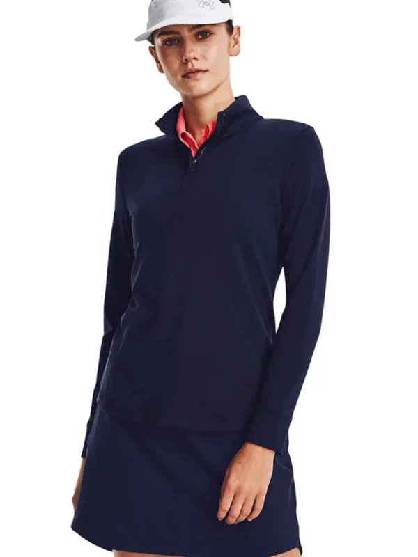 Women Under Armour Jumpers< Women'S Playoff 1/4 Zip - Midnight Navy/Metallic Silver