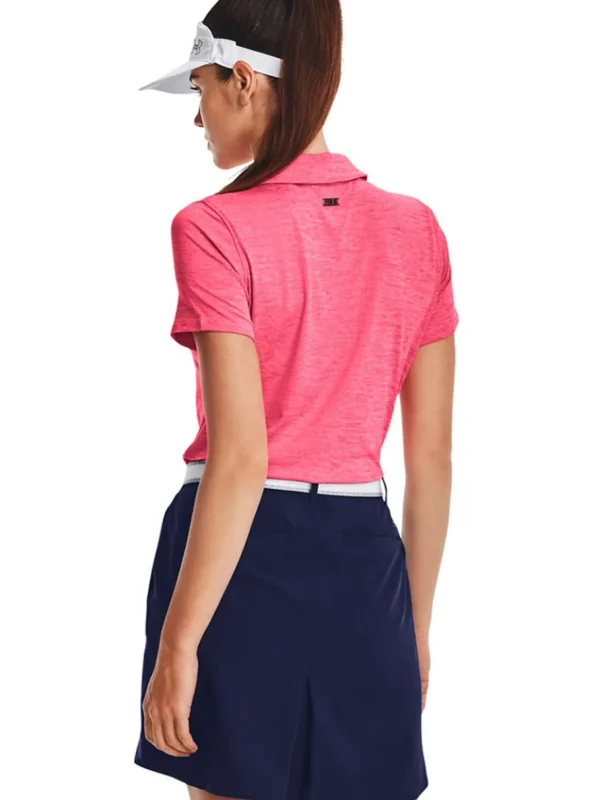 Women Under Armour Shirts< Women'S Playoff Polo - Perfection/Pink Shock