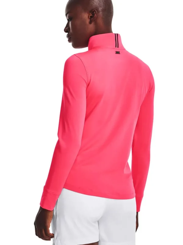 Women Under Armour Jumpers< Women'S Playoff 1/4 Zip - Pink Shock/Metallic Silver