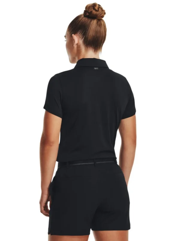 Women Under Armour Shirts< Women'S Playoff Polo - Black/Jet Grey