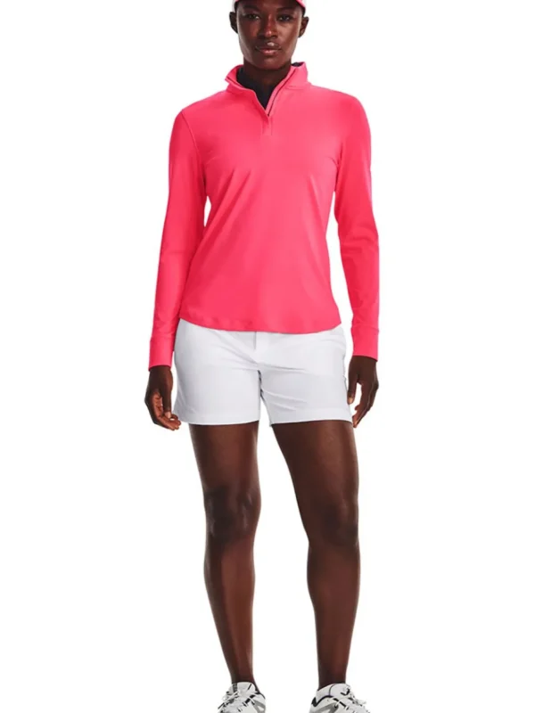 Women Under Armour Jumpers< Women'S Playoff 1/4 Zip - Pink Shock/Metallic Silver