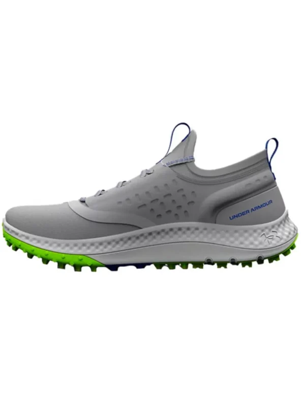 Kids Under Armour Junior Golf Shoes< Youth Charged Phantom Sl Golf Shoes - Mod Grey/Royal