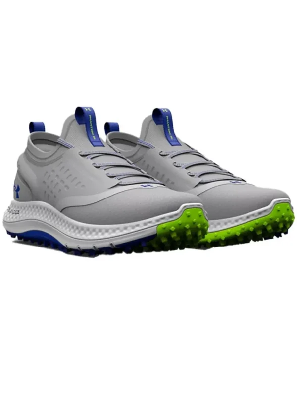 Kids Under Armour Junior Golf Shoes< Youth Charged Phantom Sl Golf Shoes - Mod Grey/Royal